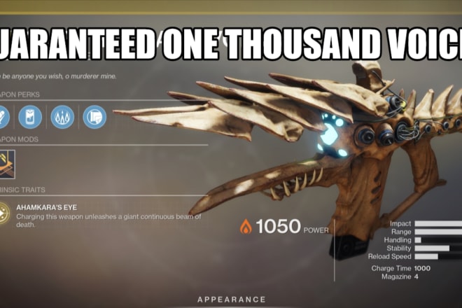 I will farm one thousand voices until you get it on PC