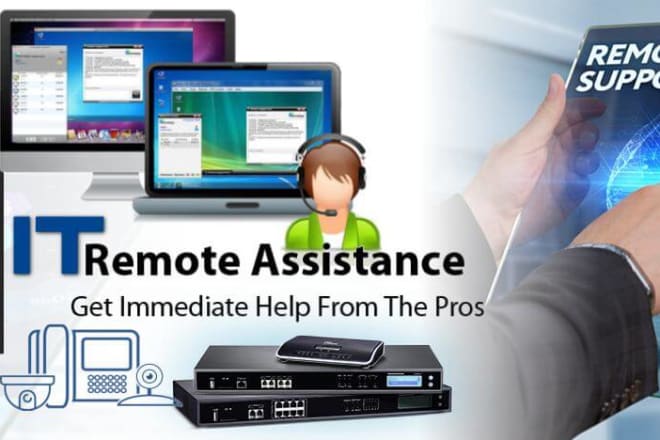 I will fix any computer via remote support