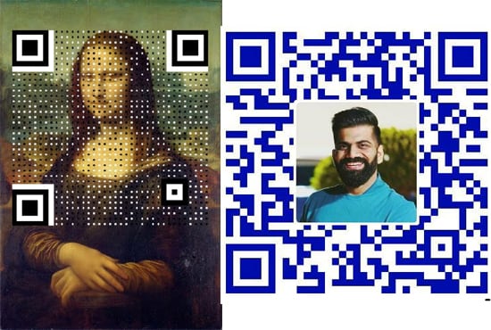 I will generate visual, world biggest logo dynamic qr code