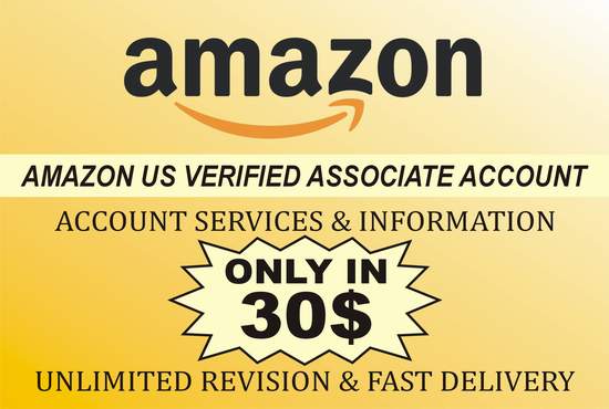 I will give USA amazon associate verified account