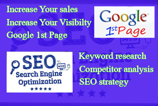 I will google 1st page rank your website with SEO pro