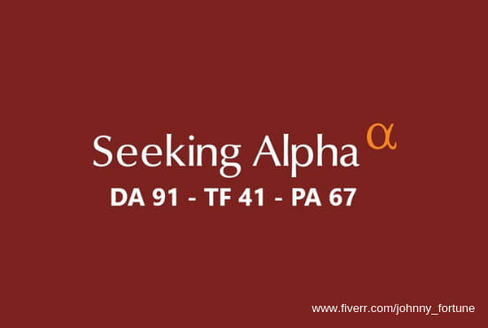 I will guest post on a da 91 financial site with backlink