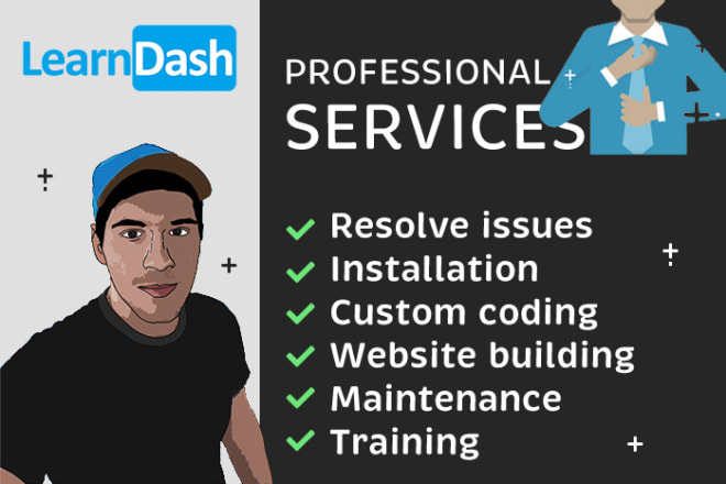 I will install, customize, solve issues, maintain learndash website