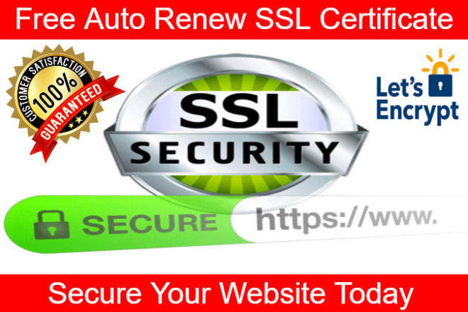 I will install free SSL certificate and enable auto renew
