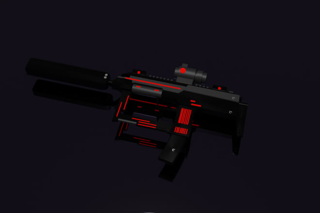 I will make 3d props or weapons for your game