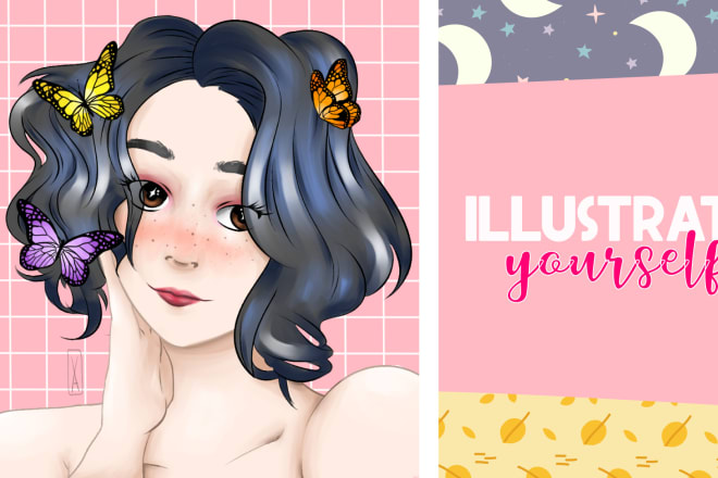 I will make a cartoon illustration of yourself