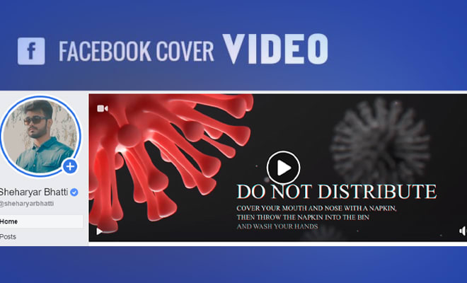 I will make a facebook cover video