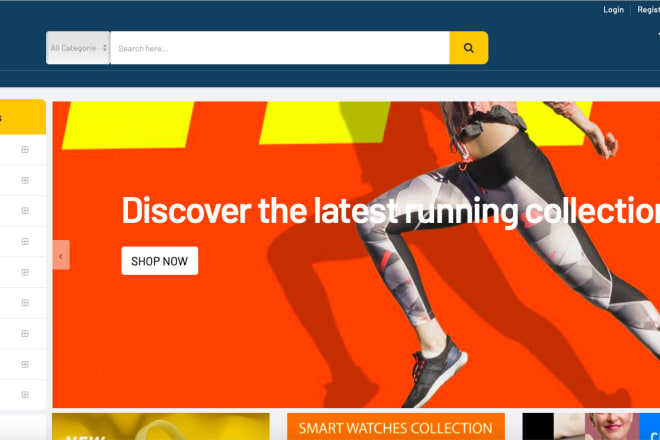 I will make an ecommerce app for your business