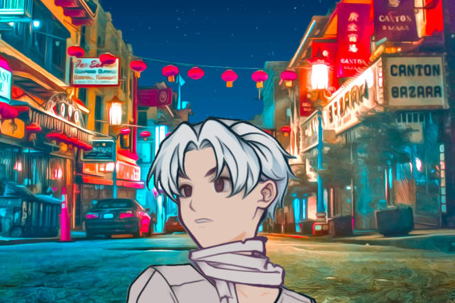 I will make any background photo into anime style