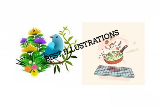 I will make high quality vector illustration of cartoon or storybook cover