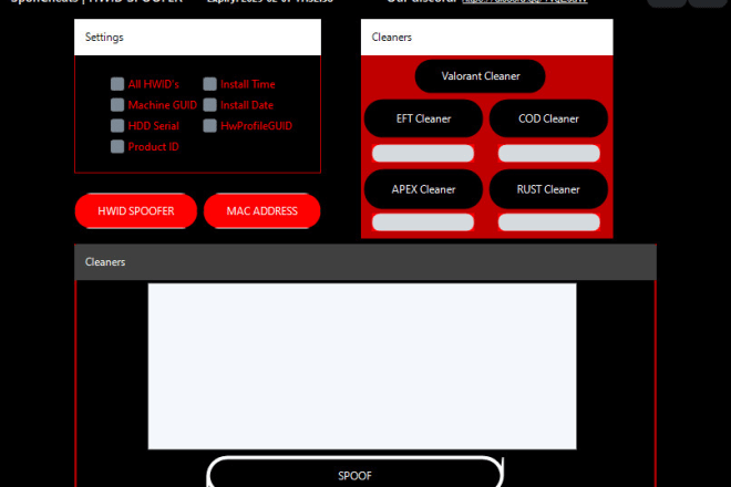 I will make hwid spoofer private for you
