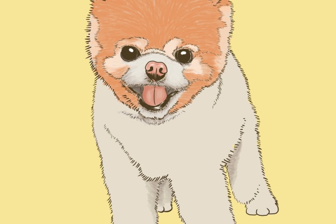 I will make illustration of your pet and other animal