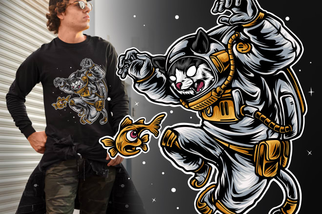 I will make sticker and t shirt design