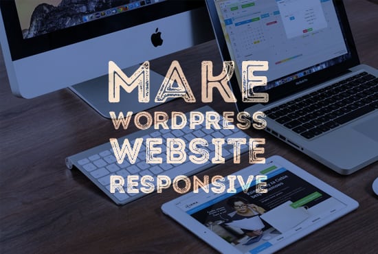 I will make wordpress website responsive