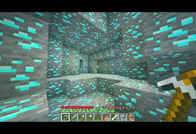 I will mine diamonds and netherite