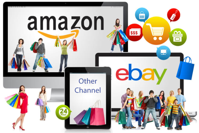 I will post items on amazon and ebay with SEO and optimization