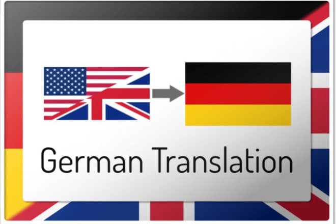 I will professionally translate english to german smaller packages