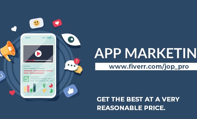 I will promote, market mobile apps and mobile game apps