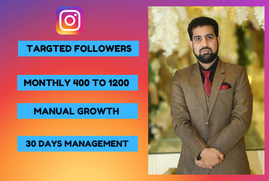 I will promote your instagram account and grow followers fast