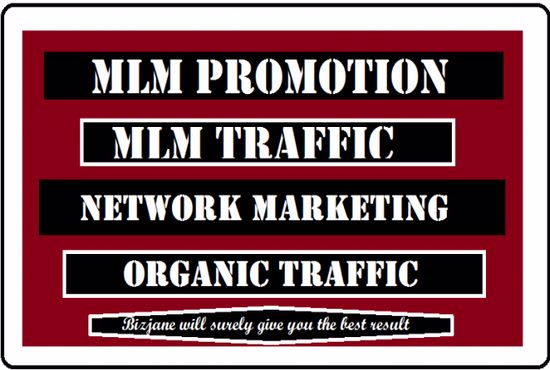 I will promote your, MLM to grow traffic, leads, signup, bitcoin website promotion