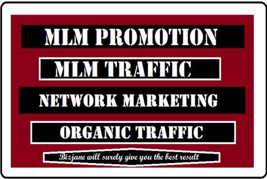 I will promote your, MLM to grow traffic, leads, signup, bitcoin website promotion