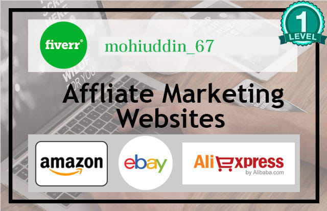 I will provide amazon and ebay affiliate website