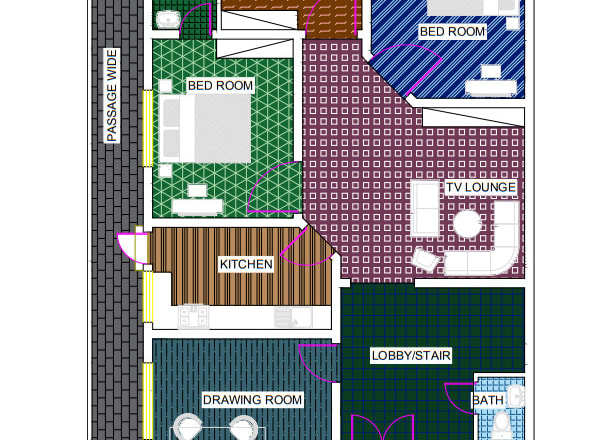 I will provide auto cad 2d drawings