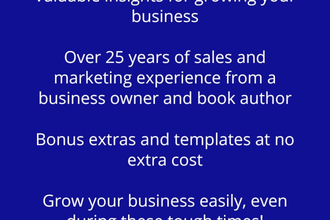 I will provide marketing mentoring for business growth