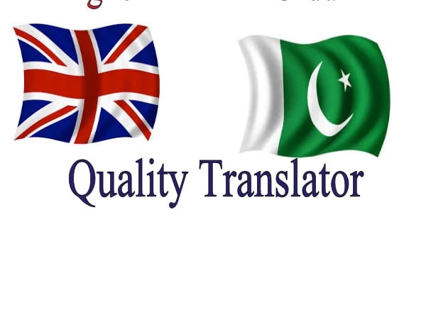 I will provide professional english and urdu translation service