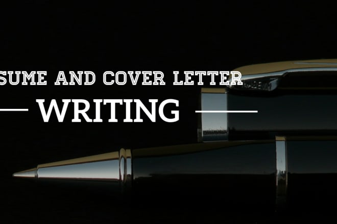 I will provide professional resume and cover letter writing