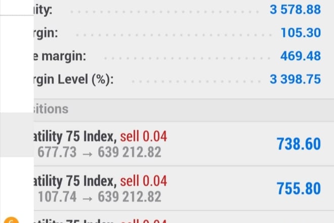 I will provide your deriv volatility mt5 automatic trading robots