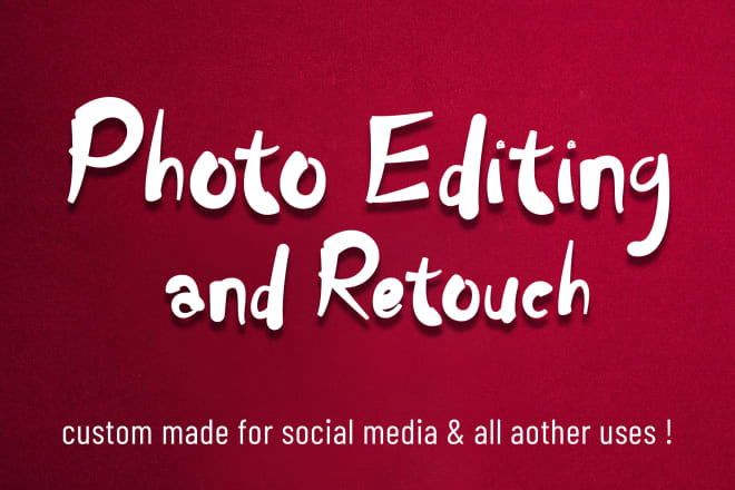 I will retouch and edit your photos for instagram with great results