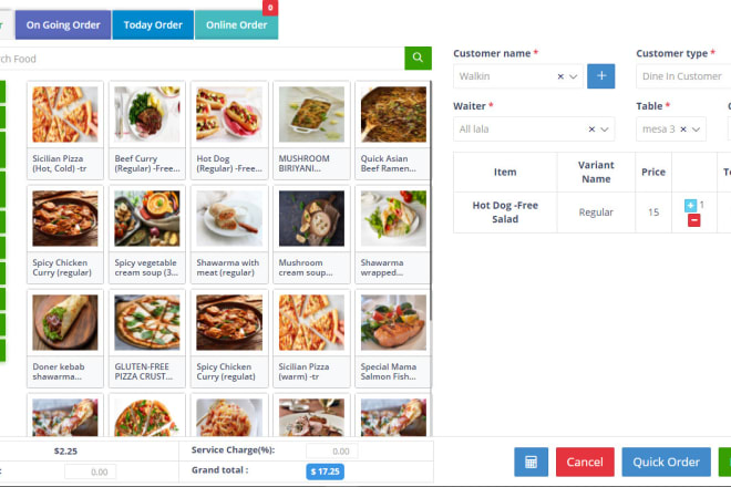 I will sell cloud based multi restaurant pos with online order