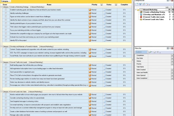 I will send a marketing checklist to start your business in 24 hours
