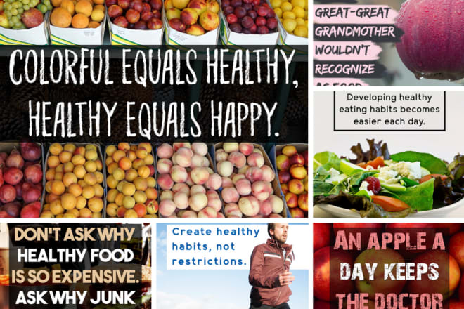 I will send you healthy eating social media engagement posts