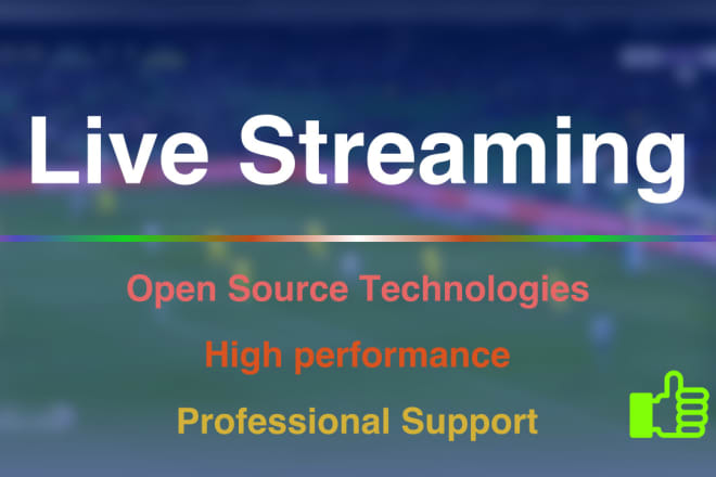 I will setup live streaming server