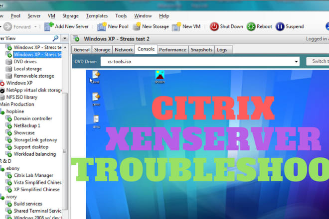 I will setup,recovery,troubleshoot your xenserver infrastructure