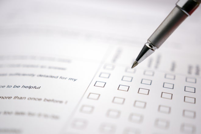 I will take your online survey or questionnaire