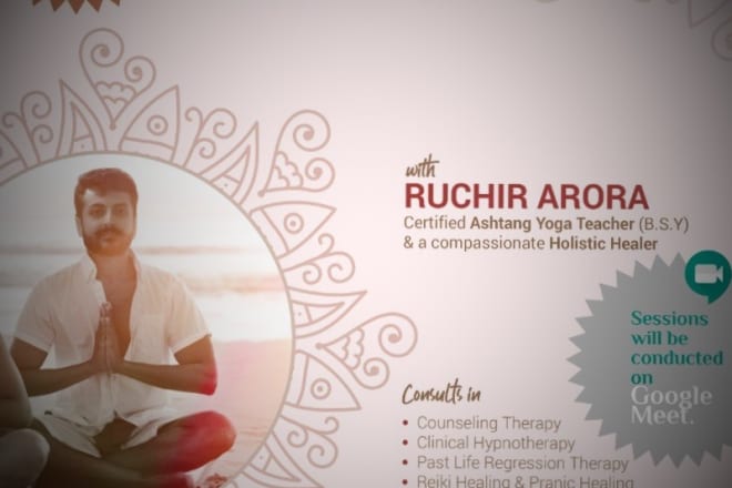 I will teach yoga, pranayama, meditation along with energy healing
