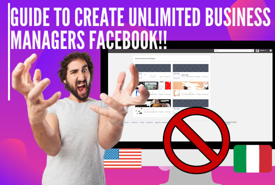 I will the guide to create unlimited facebook business manager