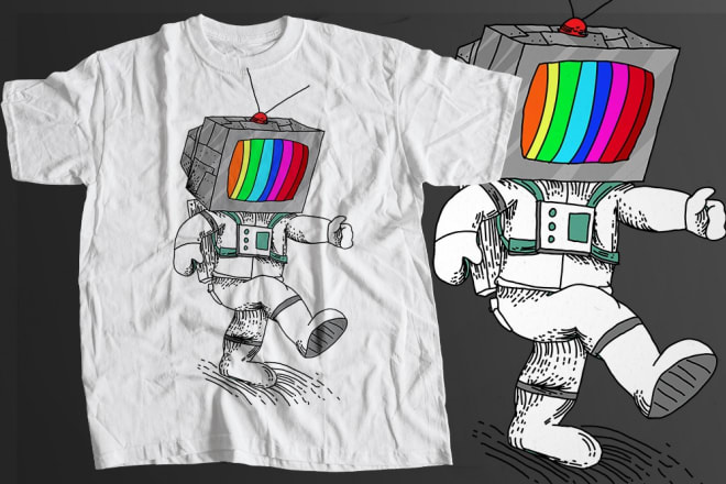 I will to draw a amazing hatcing style for the shirt