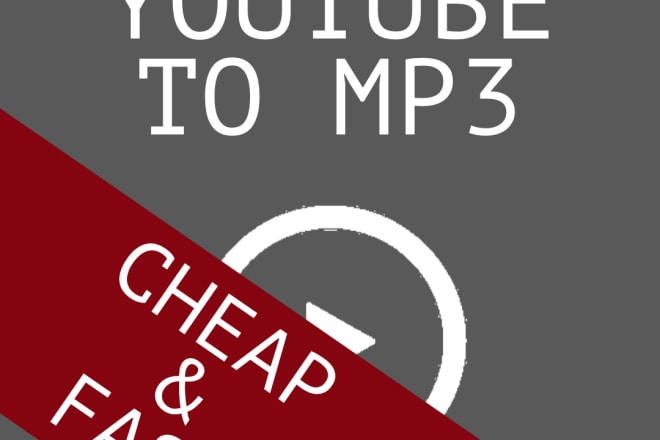 I will transfer any digital video to mp3