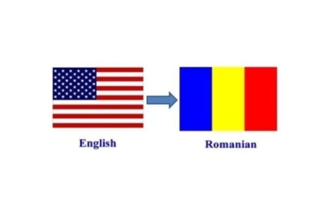 I will translate any text from english to romanian