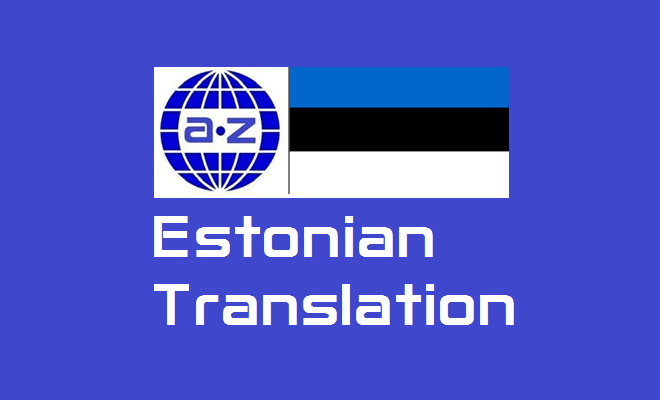 I will translate from english to estonian