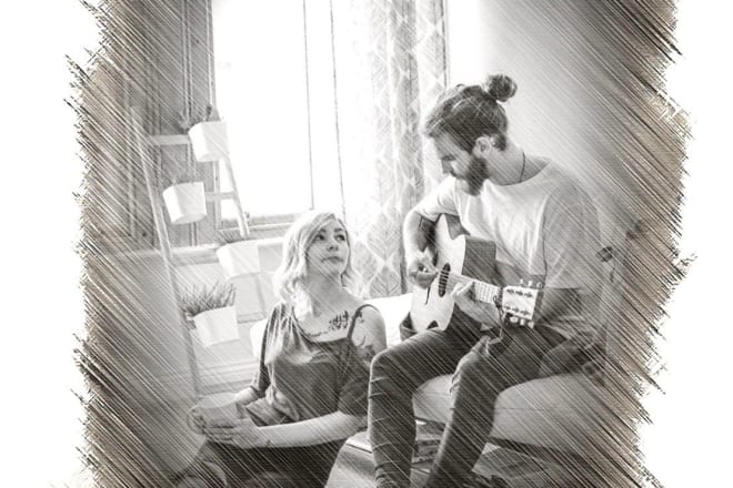 I will turn your picture in a beautiful pencil sketch