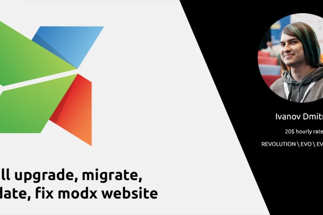 I will upgrade, migrate, update, fix modx revo or evo website
