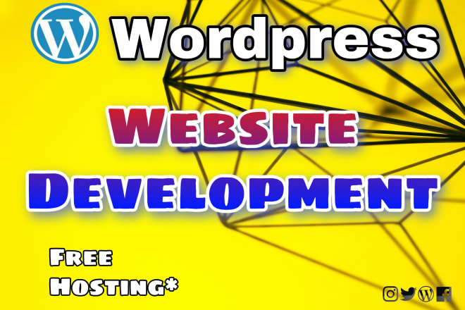 I will word press website development
