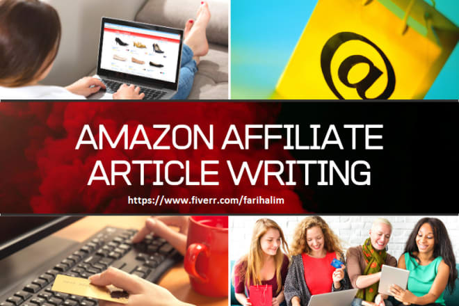 I will write amazon affiliate articles or buying guide