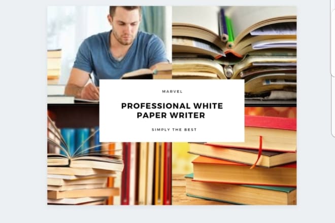 I will write, design and deliver a persuasive white paper writing service