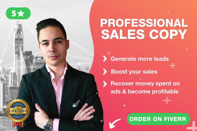 I will write engaging sales copy for email, web and amazon listings